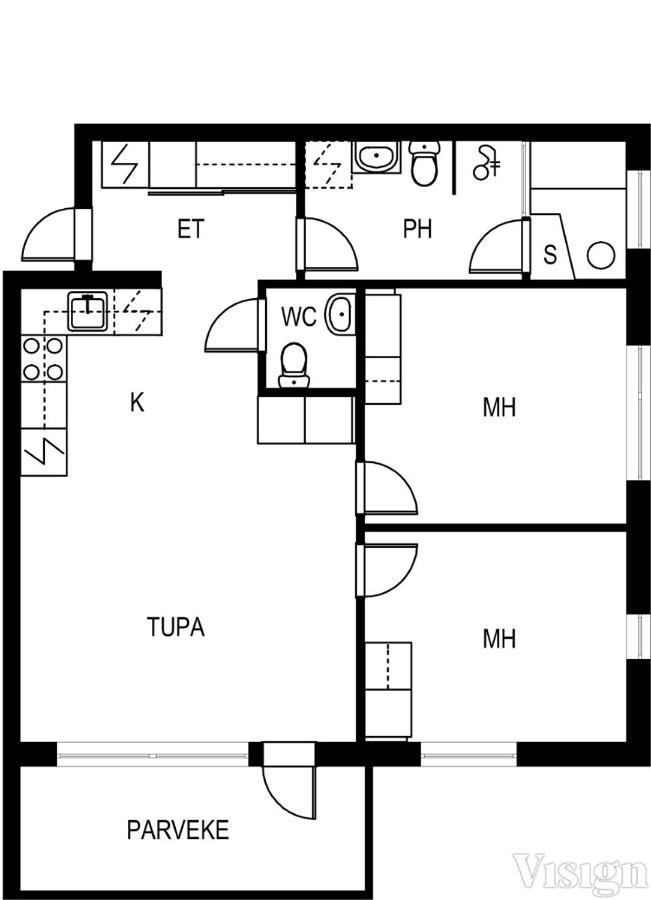 Levin Kunkku B2 Apartment Grey Exterior photo
